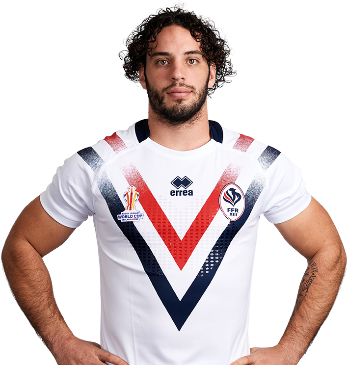 Official Rugby League World Cup profile of Benjamin Jullien for France